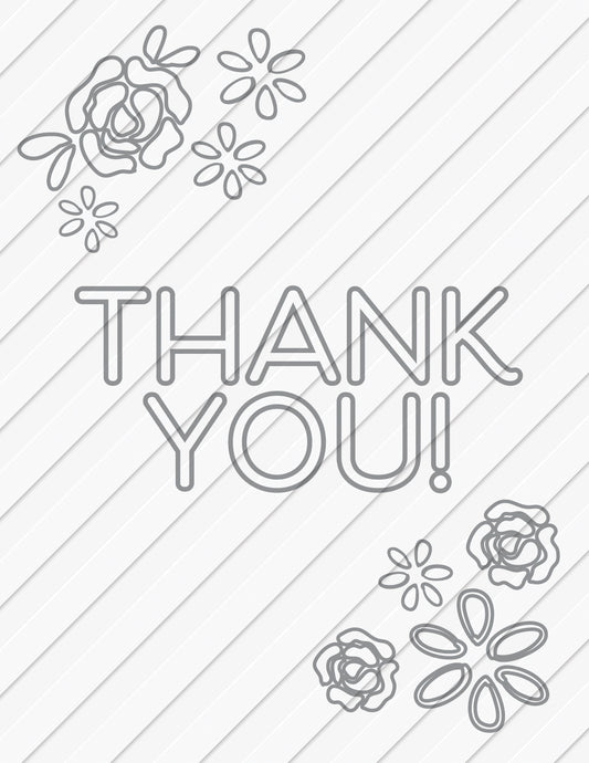 Print-At-Home Thank You Card